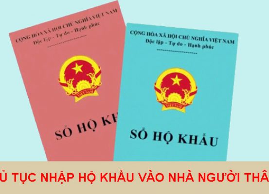 Huong Dan Thu Tuc Nhap Ho Khau Vao Nha Nguoi Than Nam 2020